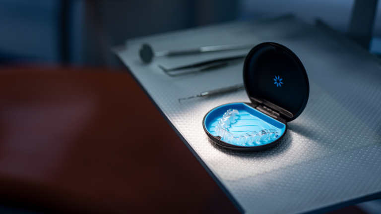 Invisalign aligners in the OrthoDental orthodontic clinic