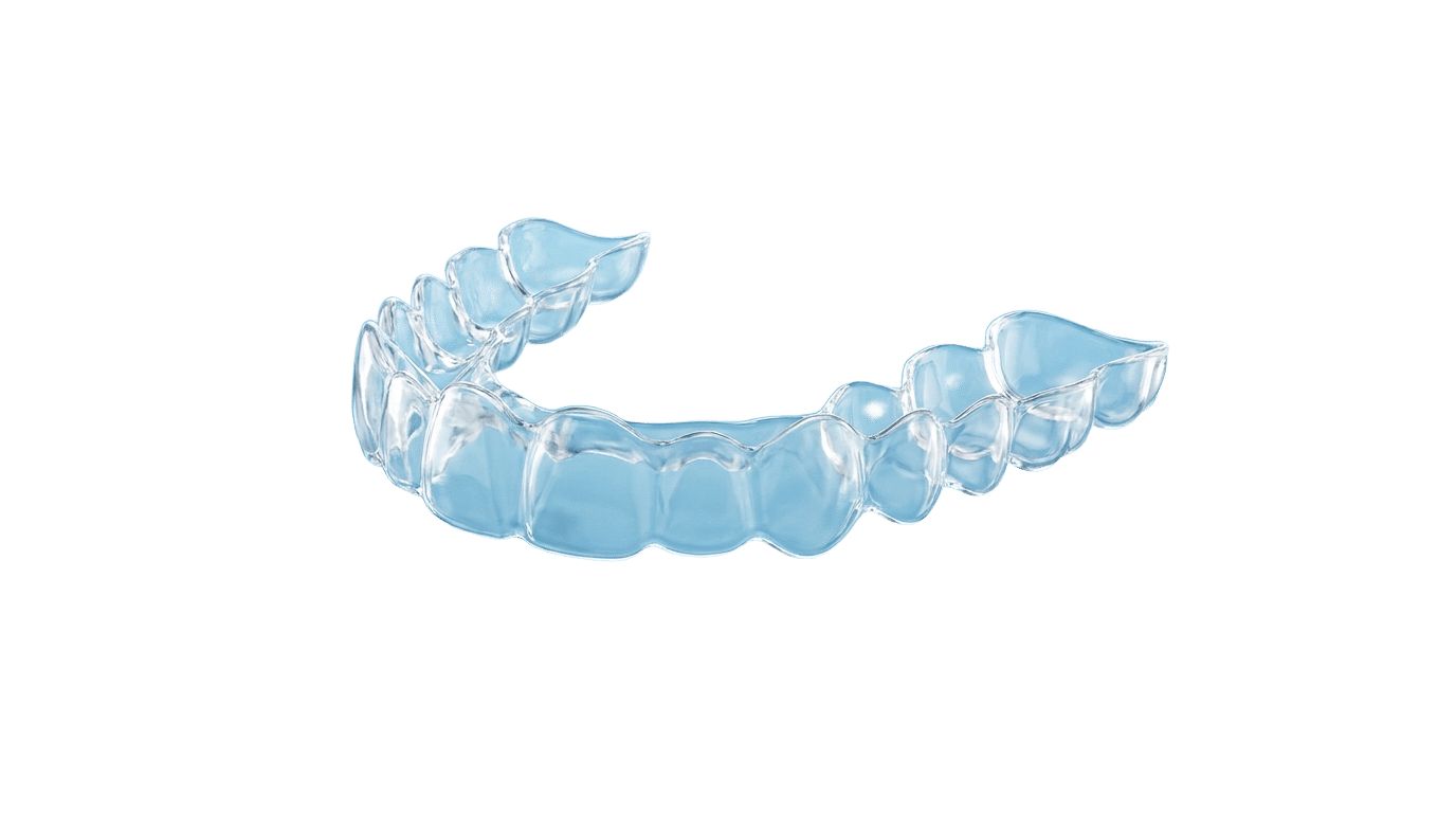 Prozorni Invisalign poravnalnik — skoraj neviden zobni aparat